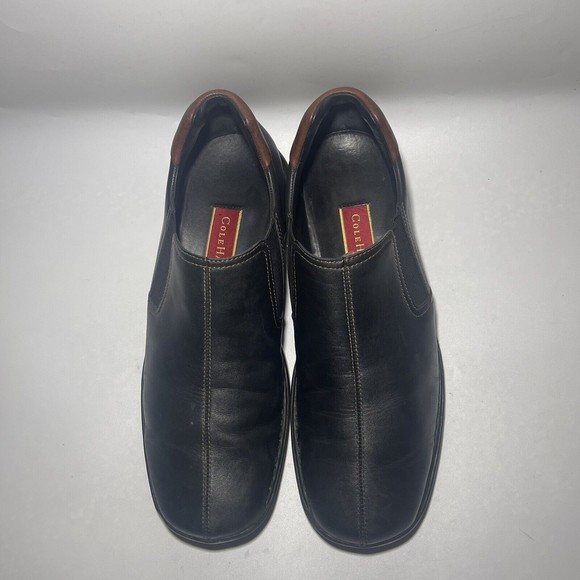 COLE  HAAN Men’s 10 M Slip On Black Trim - Picture 4 of 12